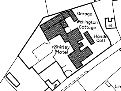 Shirley Hotel site prior to demolition